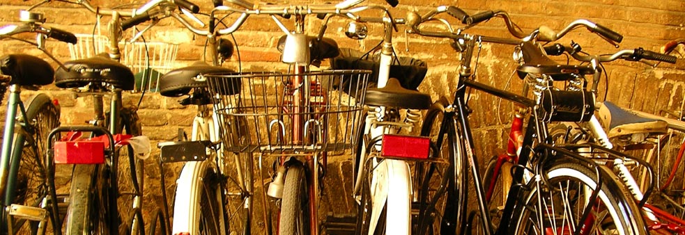 Bicycles in town