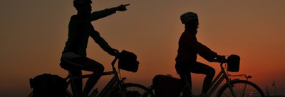 Sunset in the Po Delta