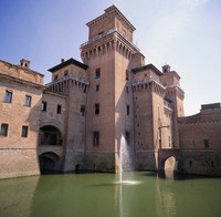 tourist map of ferrara italy