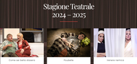 Nuova rassegna di spettacoli che si alterneranno fra concerti, prosa e comicità, proponendo un cartellone ricco di grandi nomi del panorama teatrale italiano
