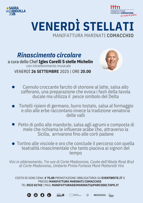 Venerdì stellati - Menù Igles Corelli 