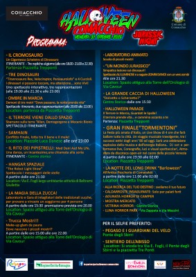 Programma Halloween 2025
