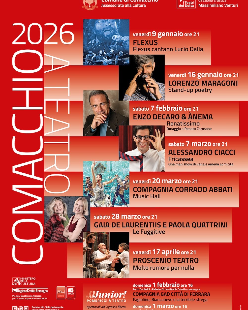 LOCANDINA COMACCHIO A TEATRO 2026