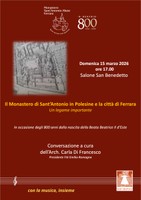 Il Monastero di Sant'Antonio in Polesine e la città di Ferrara