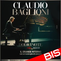 Claudio Baglioni in concerto DODICI NOTE | SOLO BIS 2022/23
